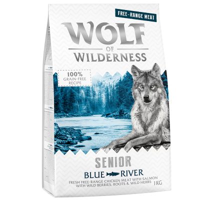 Wolf of Wilderness Senior Blue River poulet élevé en liberté