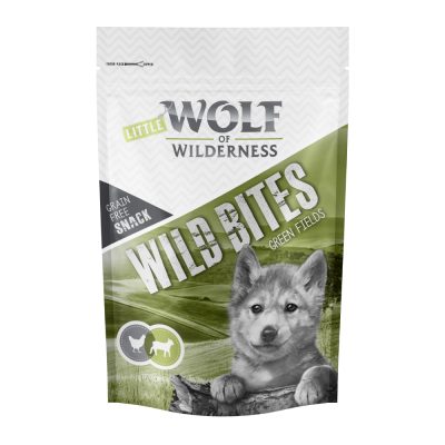 Little Wolf of Wilderness Bouchées Junior 180 g pour chiot - Green Fields : agneau