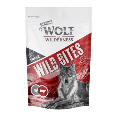 Wolf of Wilderness Bouchées Senior 180 g pour chien - High Valley : bœuf