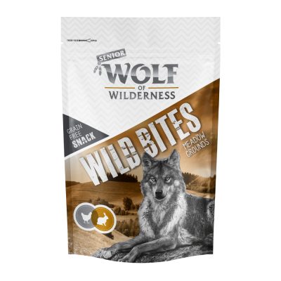 Wolf of Wilderness Bouchées Senior 180 g pour chien - Meadow Grounds : lapin