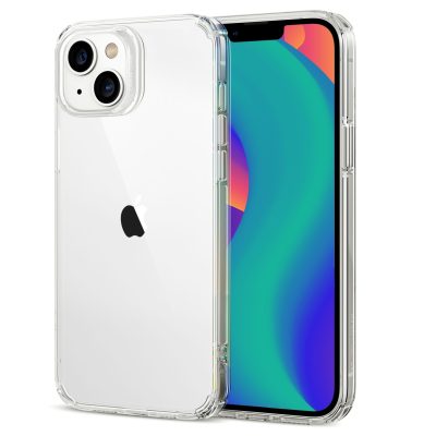 ESR Krystec Clear - Coque Apple iPhone 14 Coque Arrière Rigide Antichoc - Transparent
