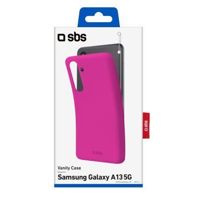 SBS Vanity Stars - Coque Samsung Galaxy A04s Coque arrière en Silicone Souple - Rose
