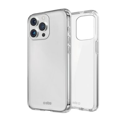SBS Skinny - Coque Apple iPhone 15 Pro Coque arrière en TPU Souple - Transparent