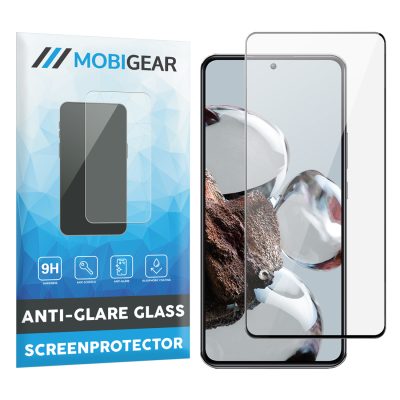 Mobigear Premium - Xiaomi 12T Verre trempé Protection d'écran - Compatible Coque - Noir