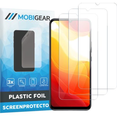 Mobigear - Xiaomi Mi 10 Lite Protection d'écran Film - Compatible Coque (Lot de 3)
