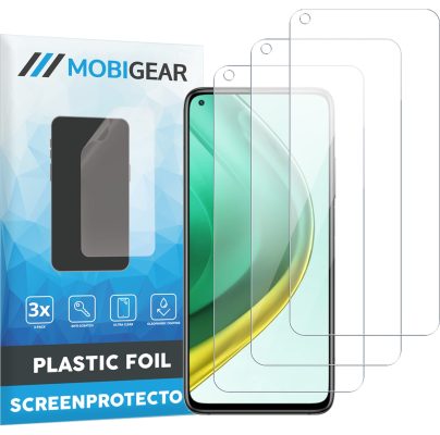 Mobigear - Xiaomi Mi 10T Pro Protection d'écran Film - Compatible Coque (Lot de 3)