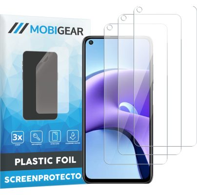 Mobigear - Xiaomi Redmi Note 9T Protection d'écran Film - Compatible Coque (Lot de 3)