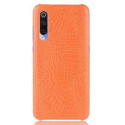 Mobigear Croco - Coque Xiaomi Mi 9 Coque Arrière Rigide - Orange