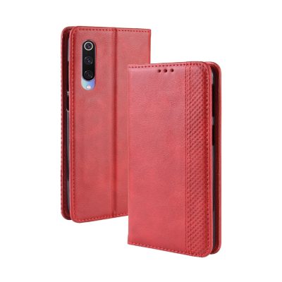 Mobigear Sensation - Coque Xiaomi Mi 9 Etui Portefeuille - Rouge