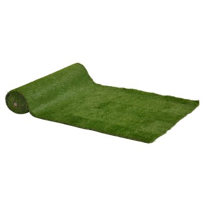 Outsunny Gazon synthétique pelouse artificiel moquette extérieure herbes denses hautes 30 mm 4 x 1 m vert