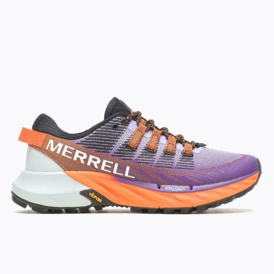 Chaussures Merrell Agility Peak 4 Violet Orange Pour Femmes SS23