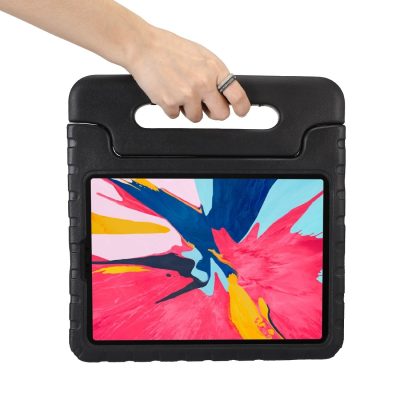 Mobigear Classic - Coque Apple iPad Air 3 (2019) Coque de tablette pour enfants avec Poignée Enfants en EVA - Noir